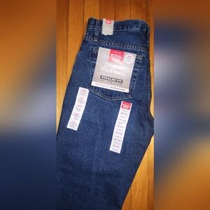 Men's Regular Fit Work Jeans in Dark Blue